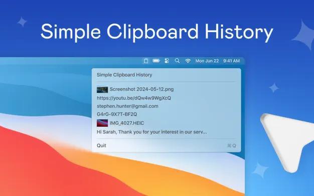 Первый запуск Mac OS приложения: история буфера обмена по методу поискового продвижения